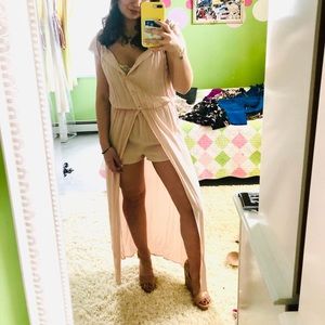 Kendall and Kylie Flowy pink romper